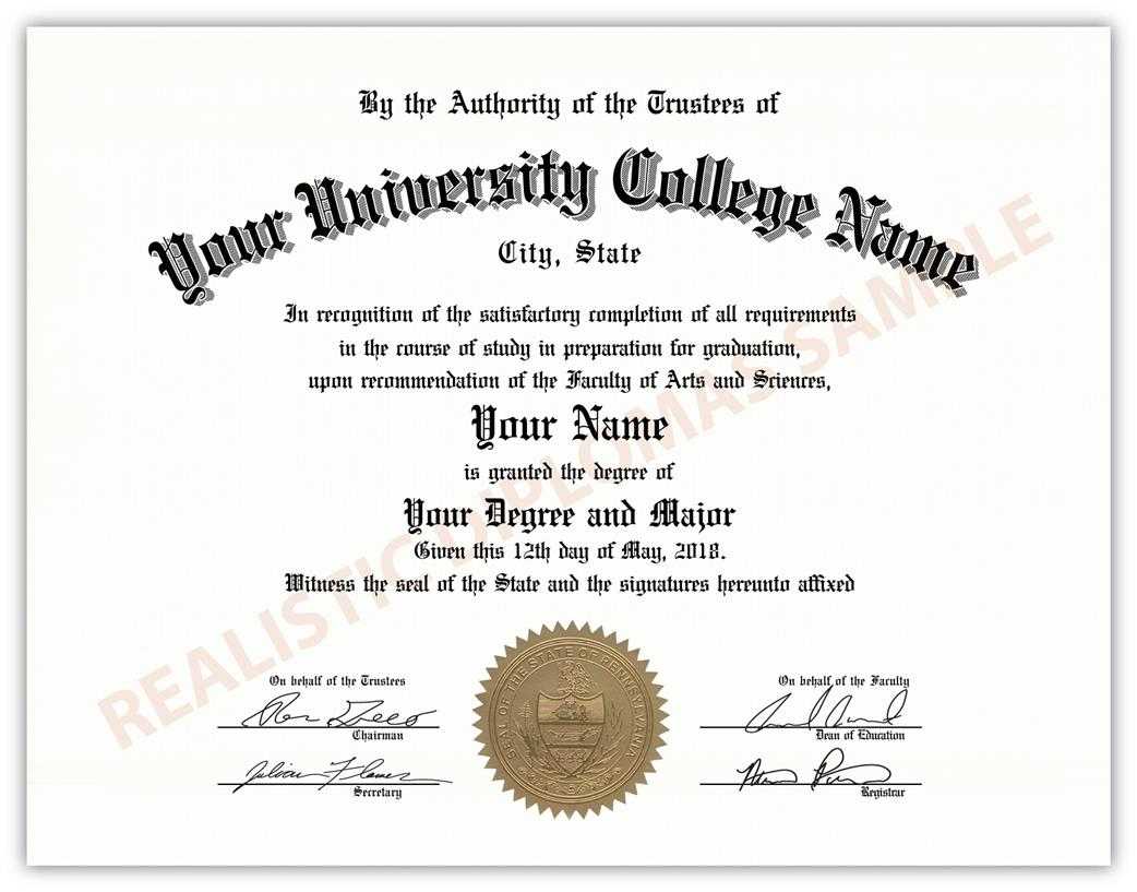 Master S Degree Diploma