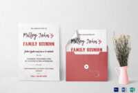 Family Reunion Invitation Card Template regarding Reunion Invitation Card Templates