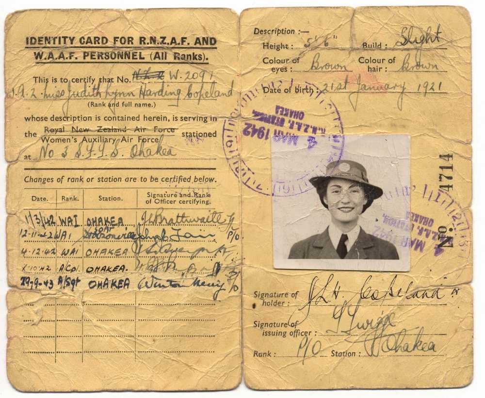 File:waaf Rnzaf 1921 – Wikimedia Commons Regarding World War 2 Identity Card Template