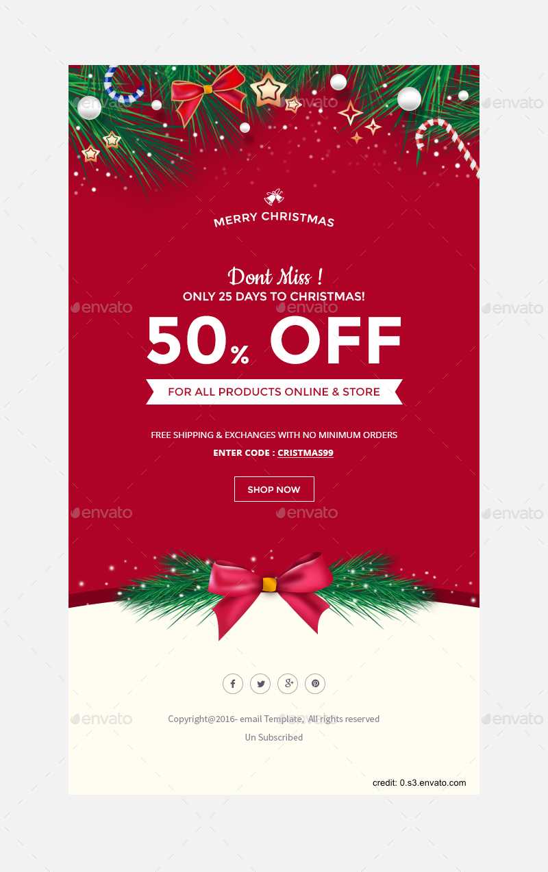 Finding The Right Holiday Greetings Email Template - Mailbird Inside Holiday Card Email Template