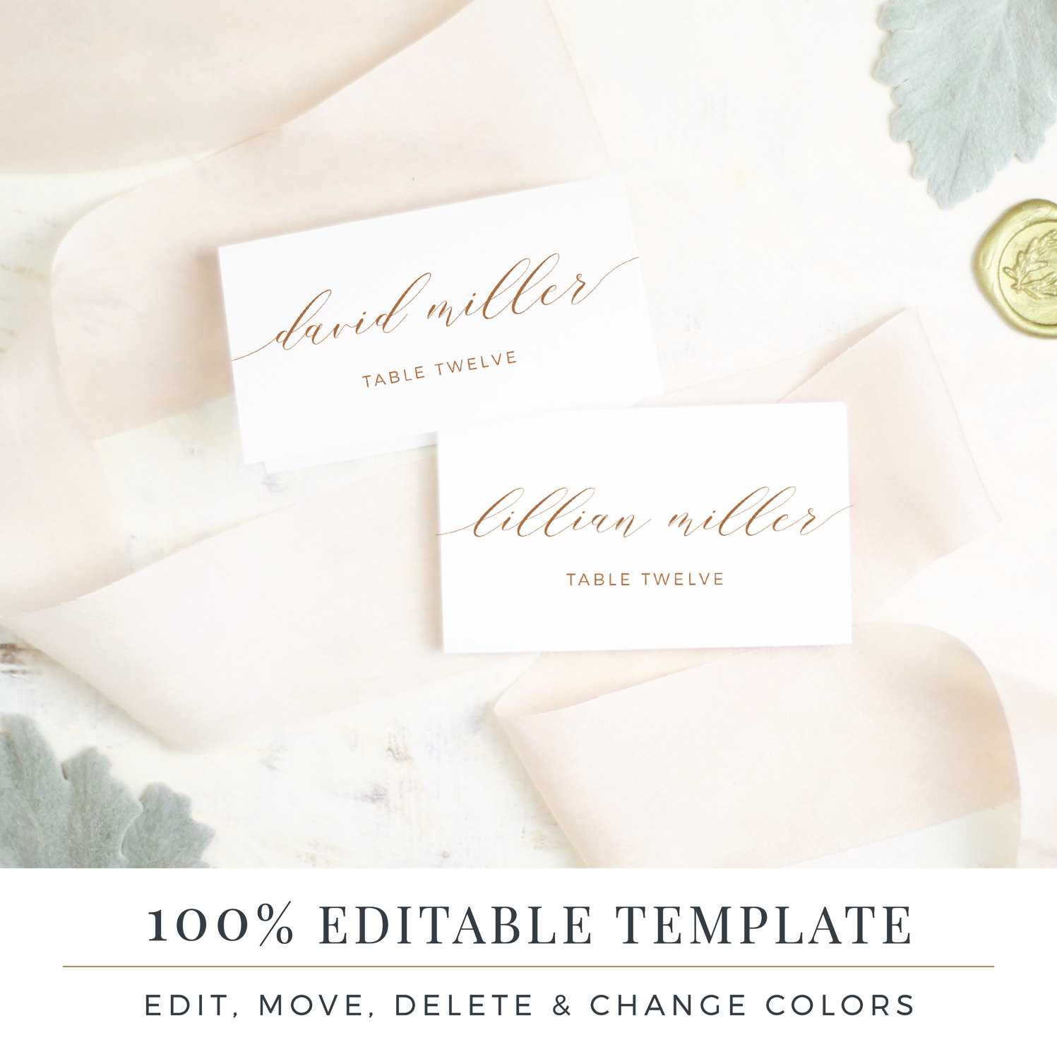 Flipboard: Wedding Place Card Template, Printable Escort In Printable Escort Cards Template