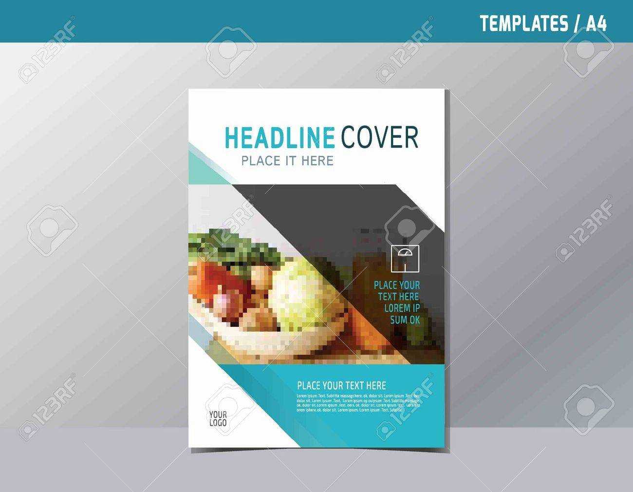 Flyer Leaflet Brochure Template A4 Size Design. Regarding Nutrition Brochure Template