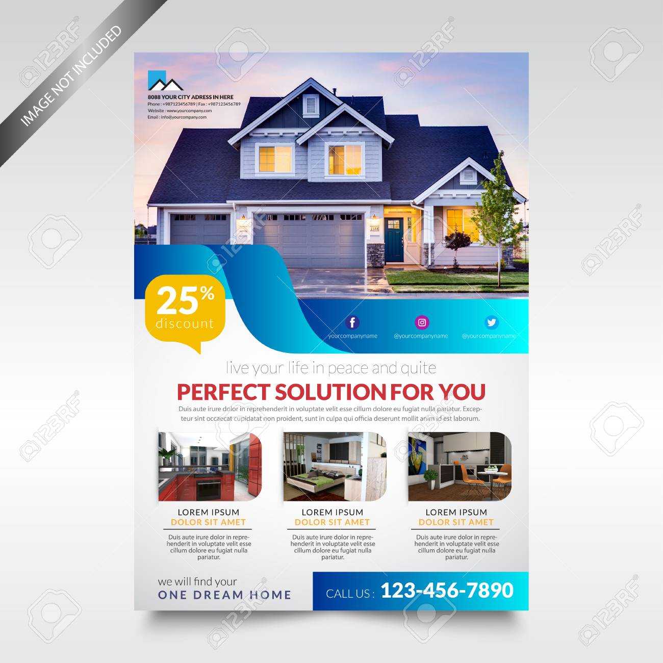 Flyer Real Estate Template – Milas.westernscandinavia Throughout Real Estate Brochure Templates Psd Free Download