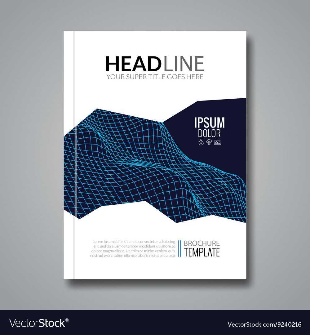 Flyer Template Technology Brochure Layout Intended For Ai Brochure Templates Free Download