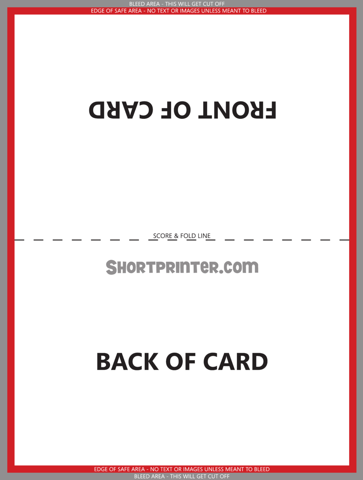 Folded Greeting Card Template Free Download For Foldable Birthday Card ...