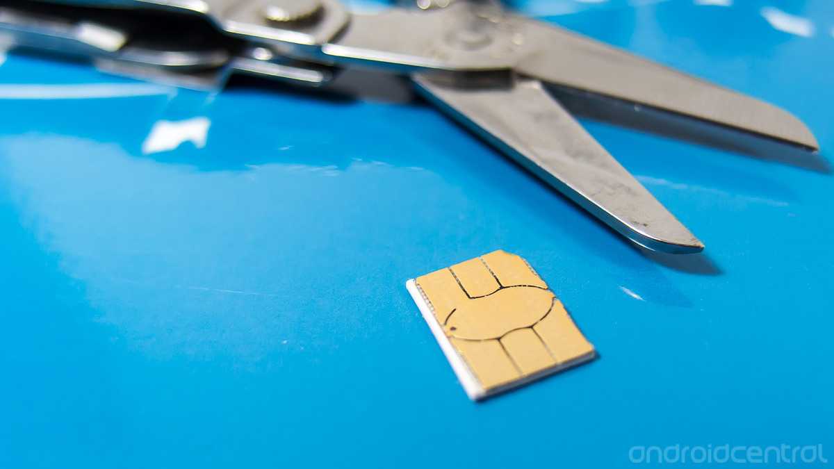 For The Bold: Cutting Your Own Nano Sim Card | Android Central Intended For Sim Card Cutter Template