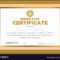Framed Vintage Rising Star Certificate With Star Certificate Templates Free