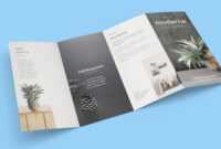 Free 4-Panel Quad-Fold Brochure Mockup Psd - Good Mockups pertaining to 4 Fold Brochure Template