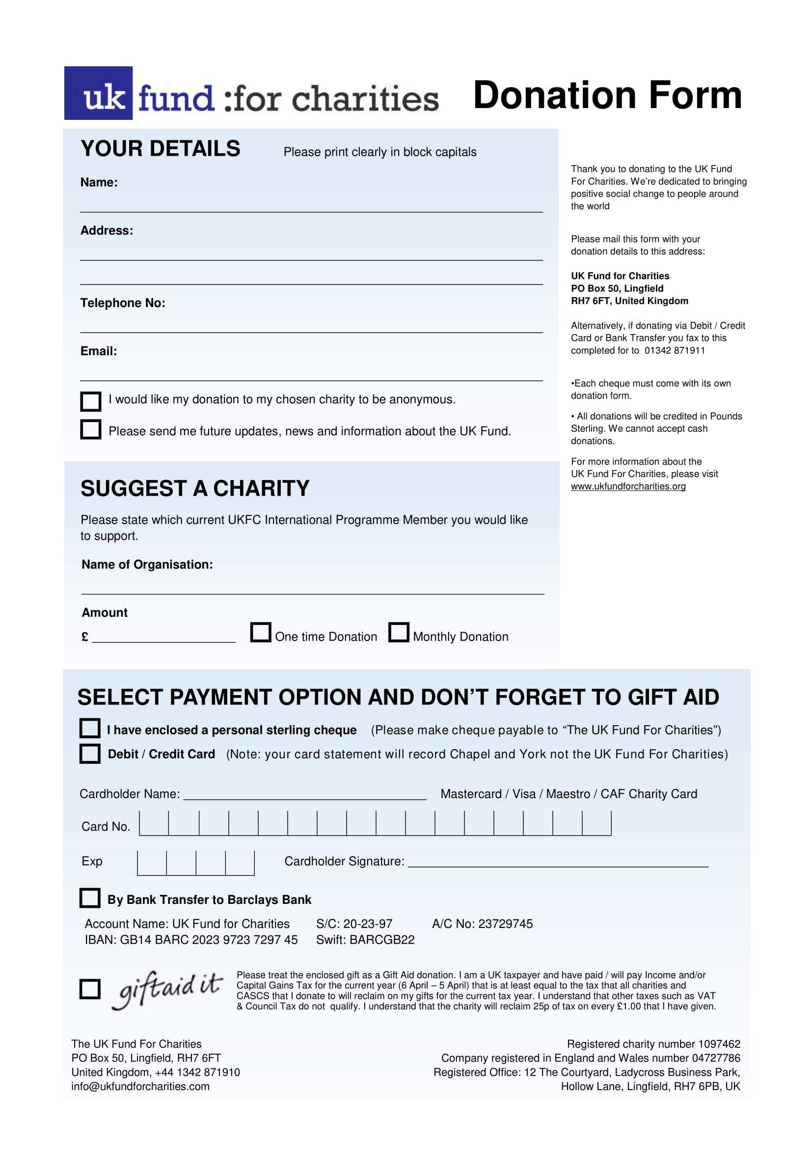 Free 5+ Charity Donation Forms In Pdf | Ms Word Intended For Organ Donor Card Template