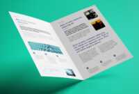 Free Bi-Fold A4 Brochure Mockup Psd - Good Mockups within Two Fold Brochure Template Psd