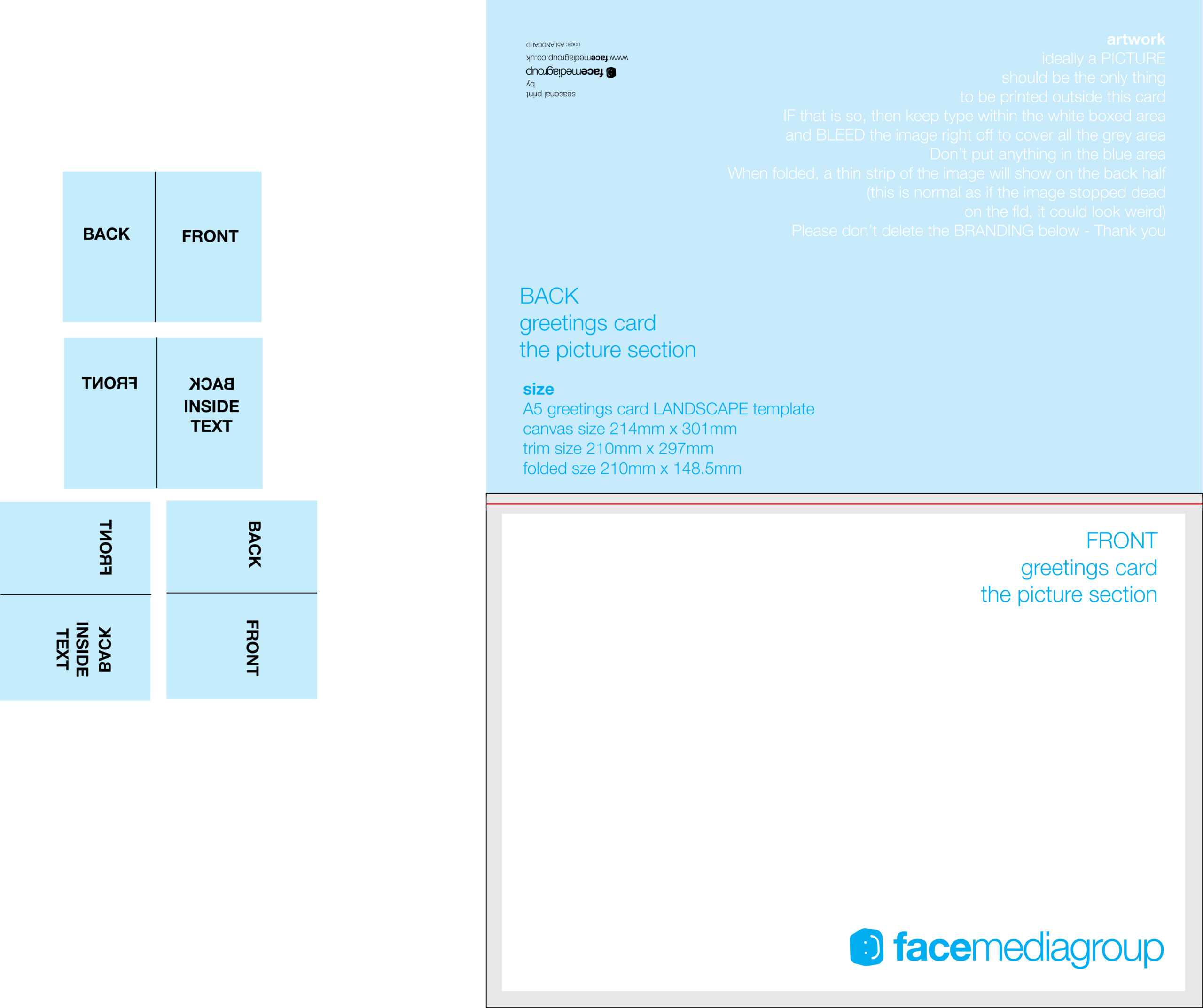 Free Blank Greetings Card Artwork Templates For Download Intended For Template For Cards In Word