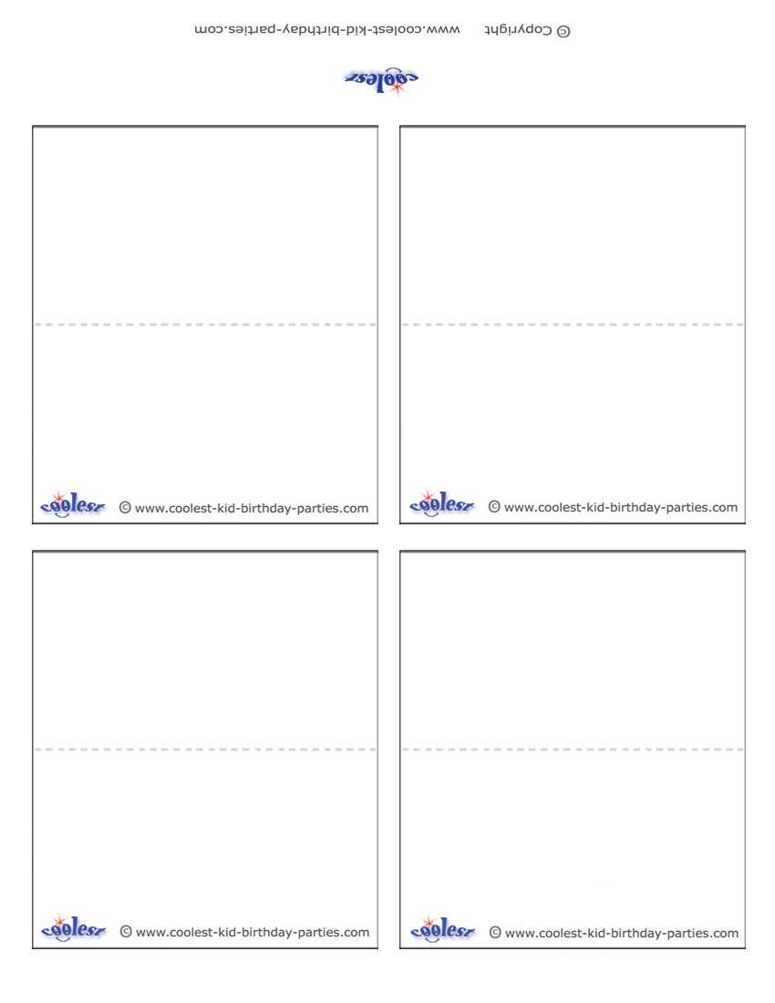 Free Blank Printable Place Cards Inside Free Place Card Templates Download