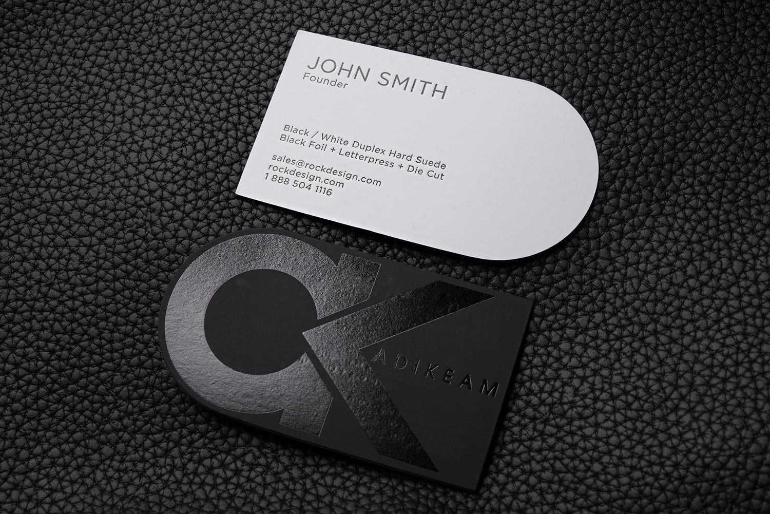 Free Bold And Creative Black And White Business Card In Unique Business Card Templates Free