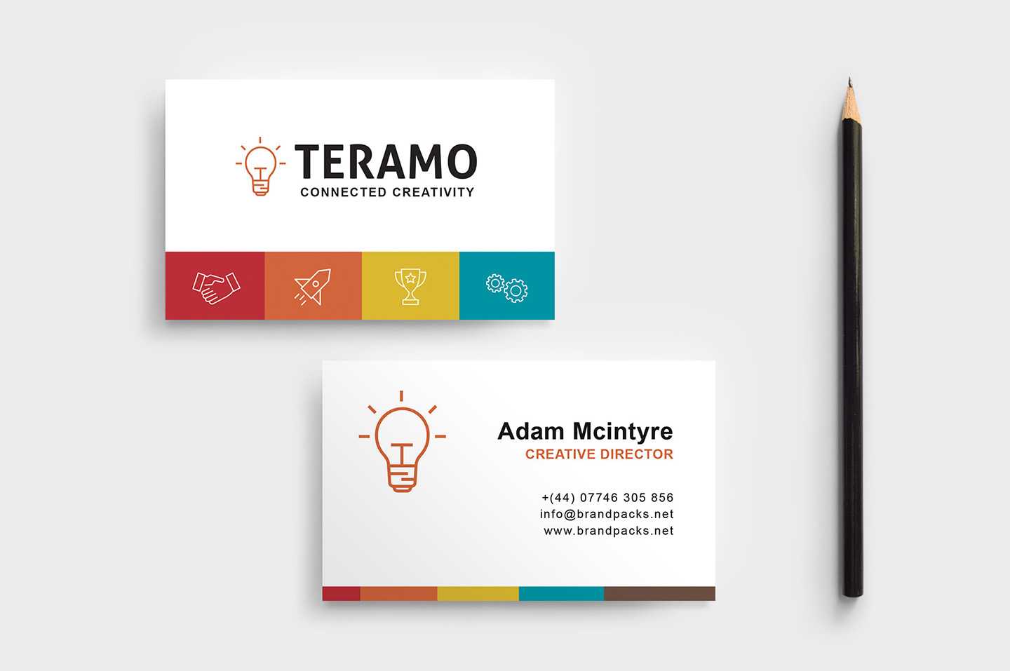 Free Business Card Template In Psd, Ai & Vector – Brandpacks With Regard To Visiting Card Illustrator Templates Download