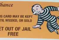 Free Card: A Get Out Of Jail Free Card throughout Get Out Of Jail Free Card Template