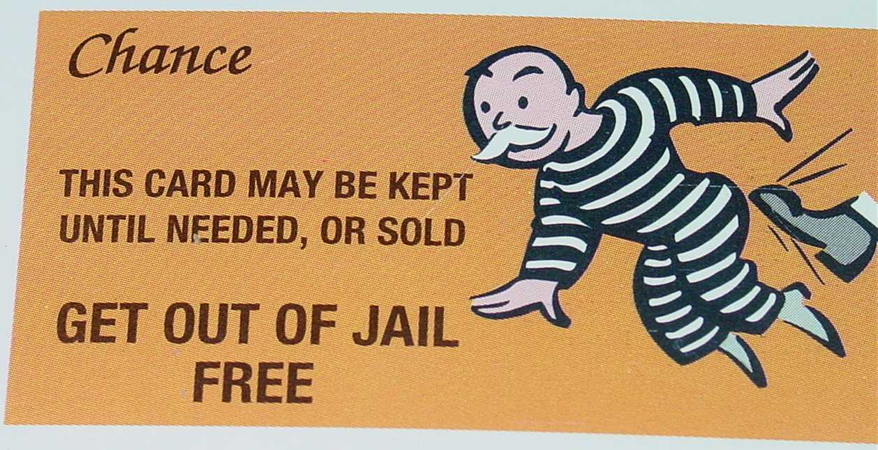 Free Card: A Get Out Of Jail Free Card Throughout Get Out Of Jail Free Card Template