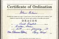 Free Certification: Free Ordination Certificate intended for Free Ordination Certificate Template