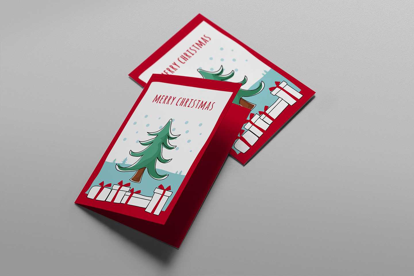 Free Christmas Card Templates For Photoshop & Illustrator Throughout Free Christmas Card Templates For Photoshop