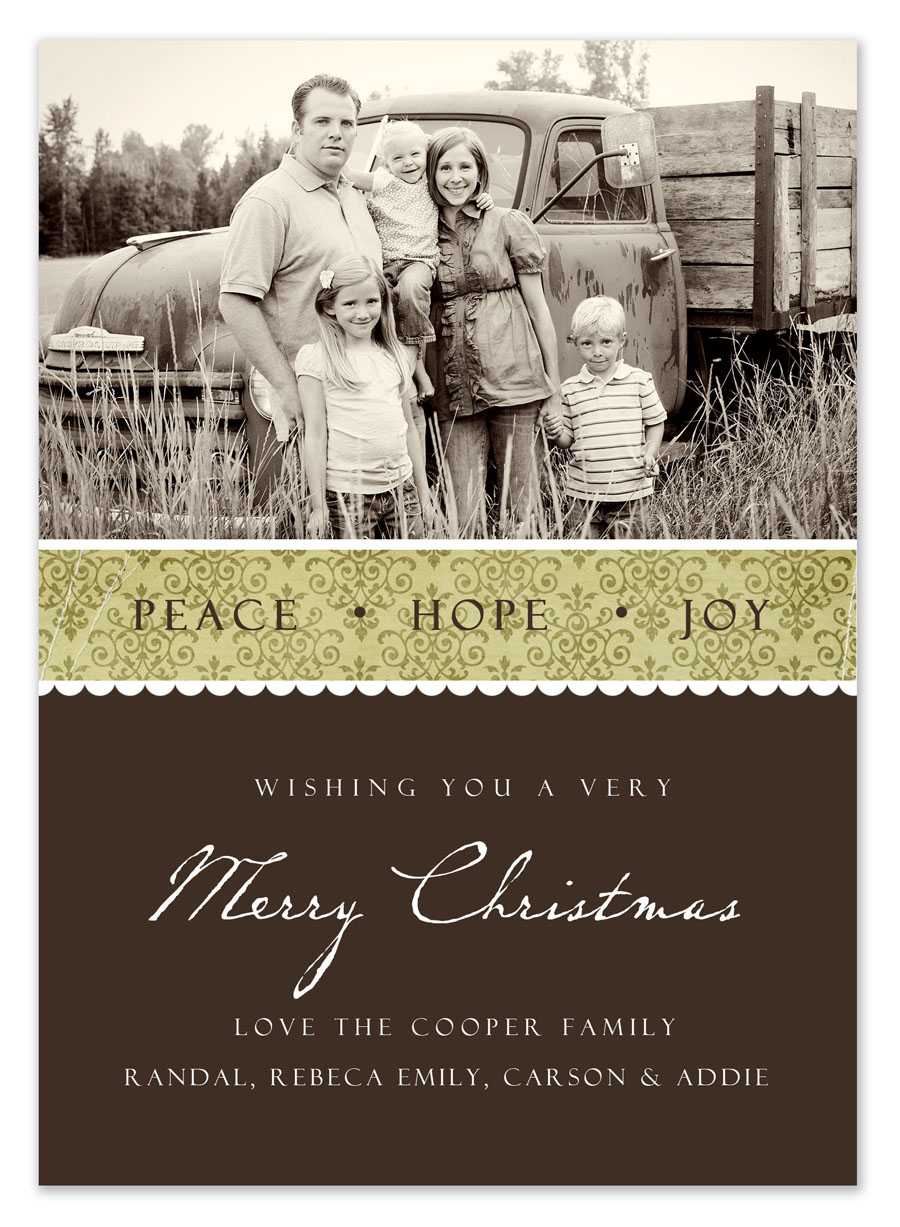 Free Christmas Card Templates Pertaining To Holiday Card Templates For Photographers