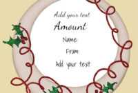 Free Christmas Gift Certificate Template | Customize Online intended for Homemade Christmas Gift Certificates Templates