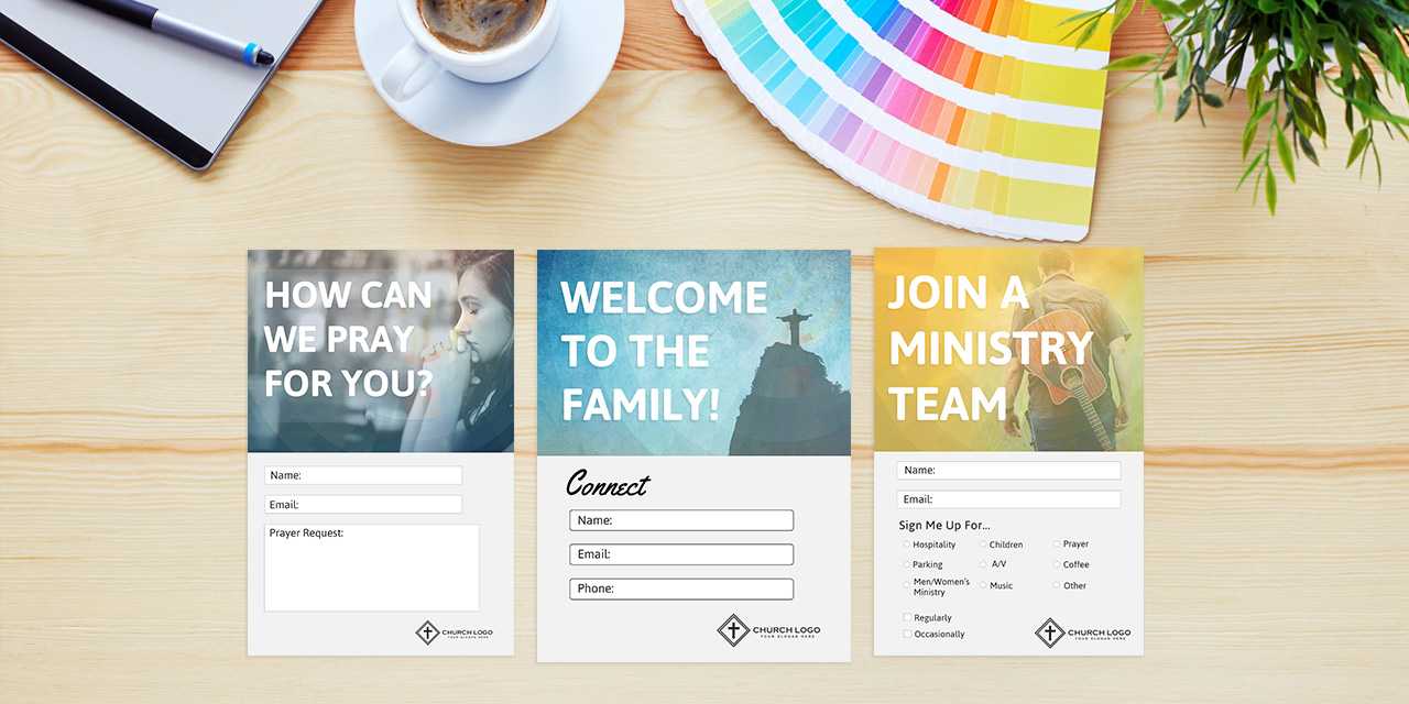 Free Church Connection Cards – Beautiful Psd Templates Regarding Free Pledge Card Template