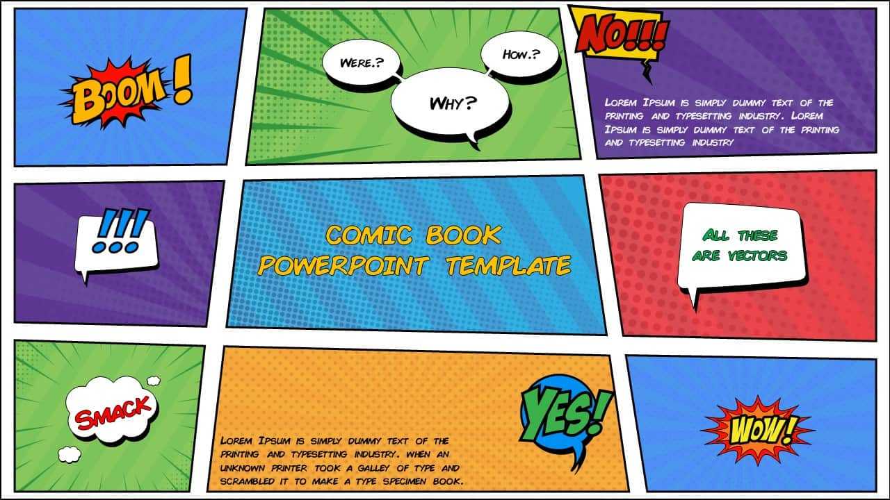 Free Comic Book Powerpoint Template For Download | Slidebazaar With Comic Powerpoint Template