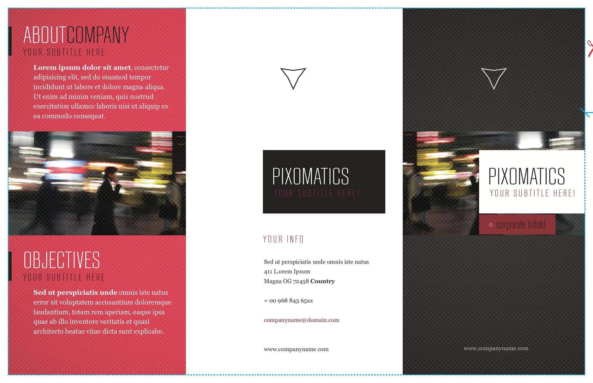 Free Corporate Tri Fold Brochure Template (Ai) Regarding Tri Fold Brochure Ai Template