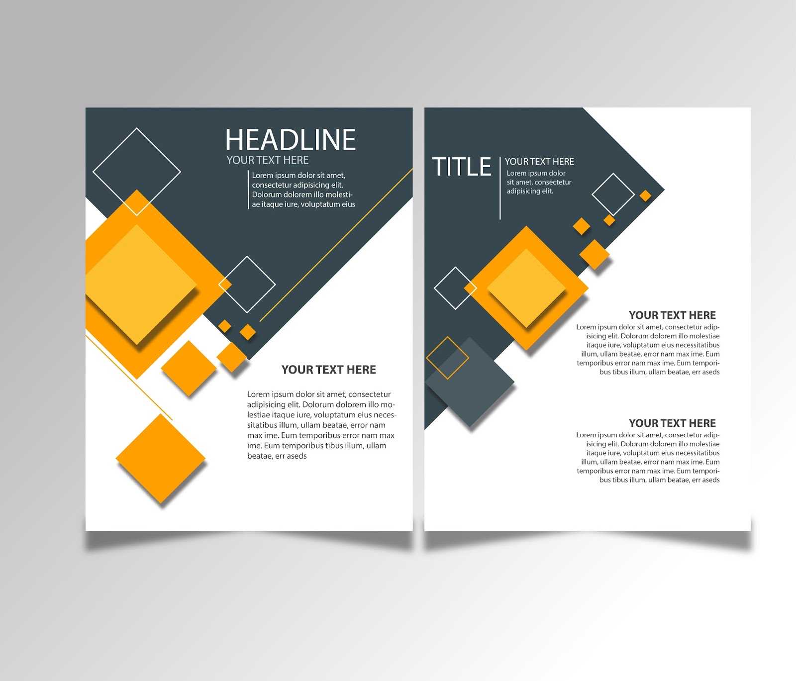 Free Download Brochure Design Templates Ai Files – Ideosprocess Intended For Creative Brochure Templates Free Download