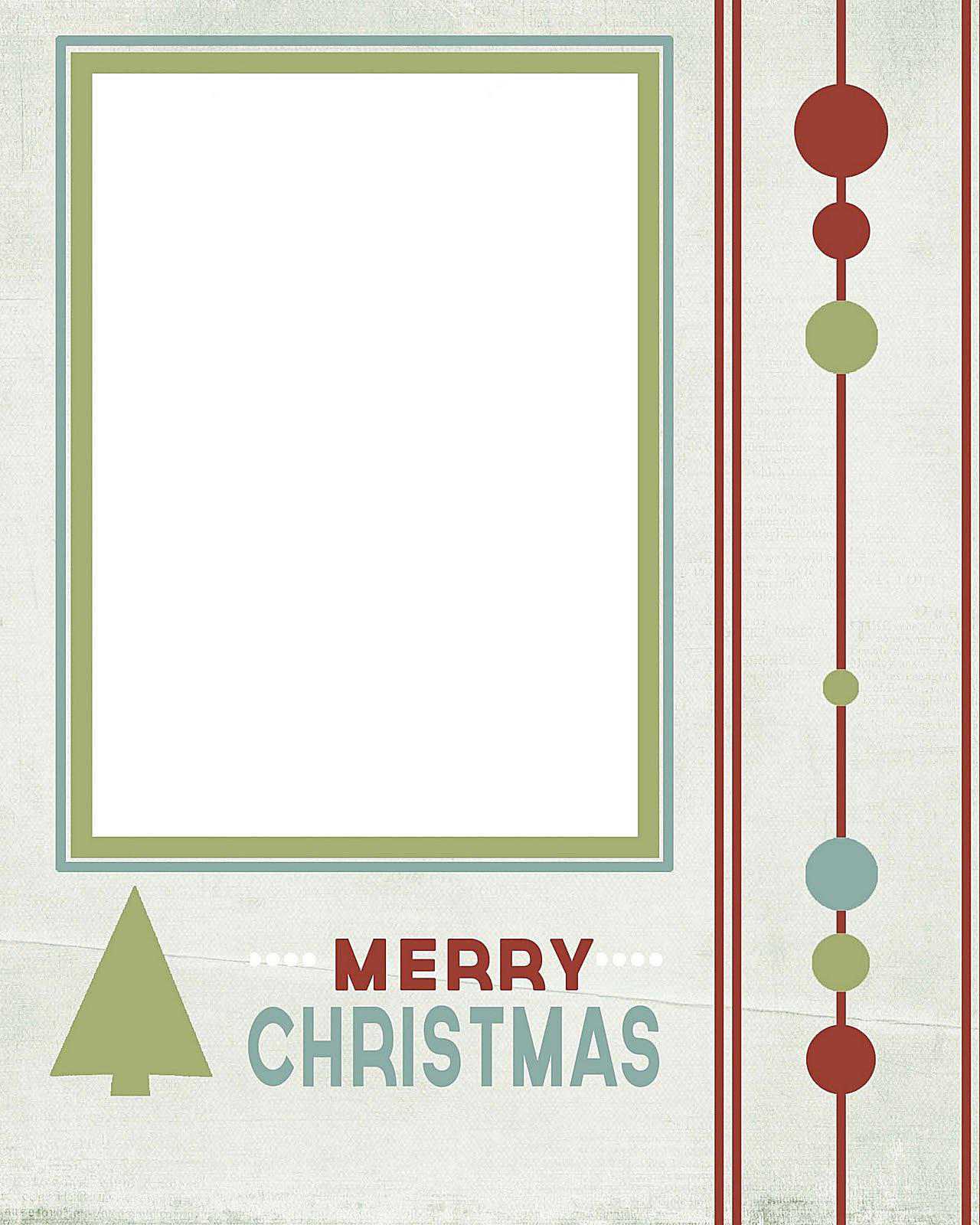 Free Downloadable Christmas Card Templates – Milas For Diy Christmas Card Templates