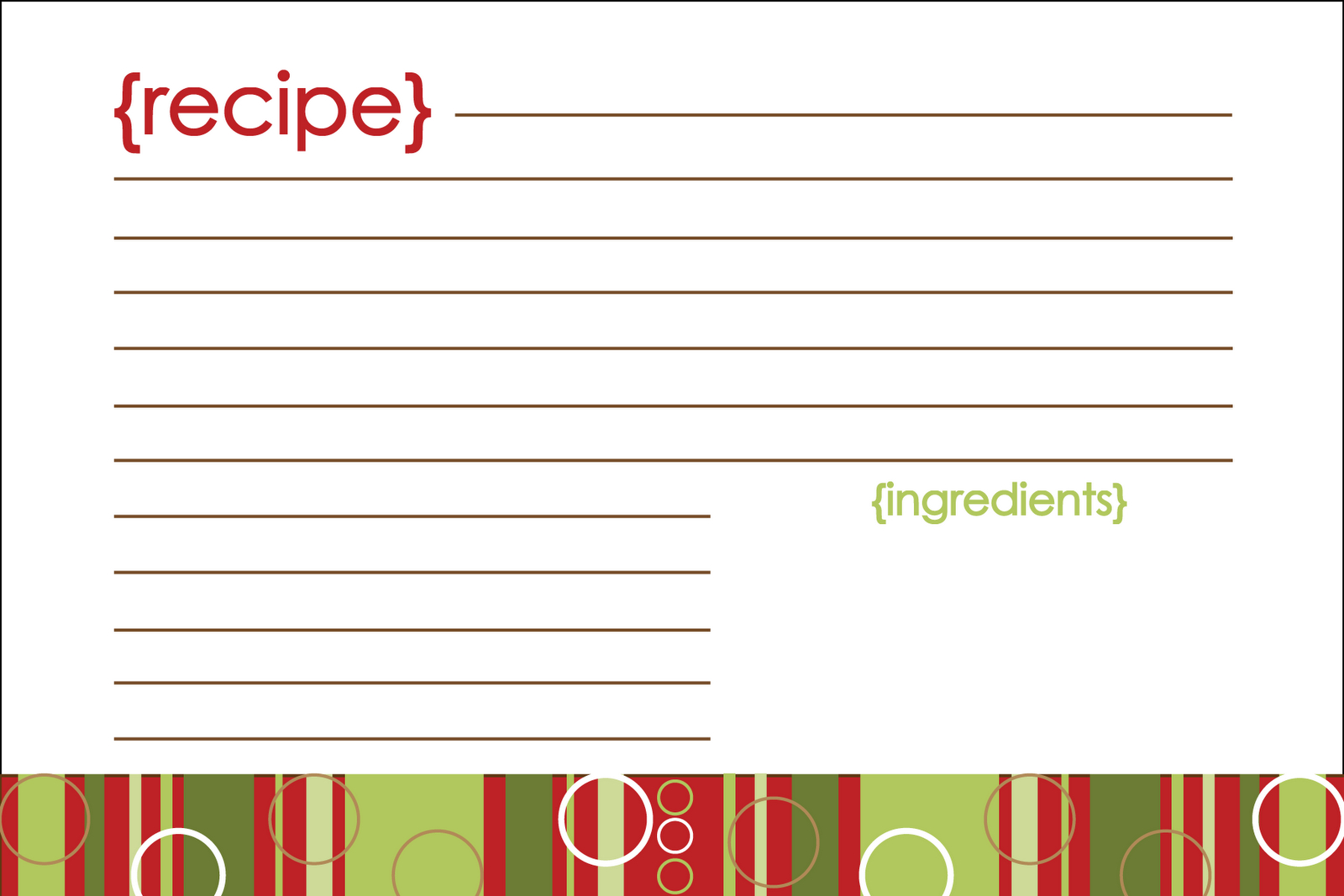 Free Downloadable Recipe Templates | Yglesiazssa.tk Throughout Microsoft Word Recipe Card Template