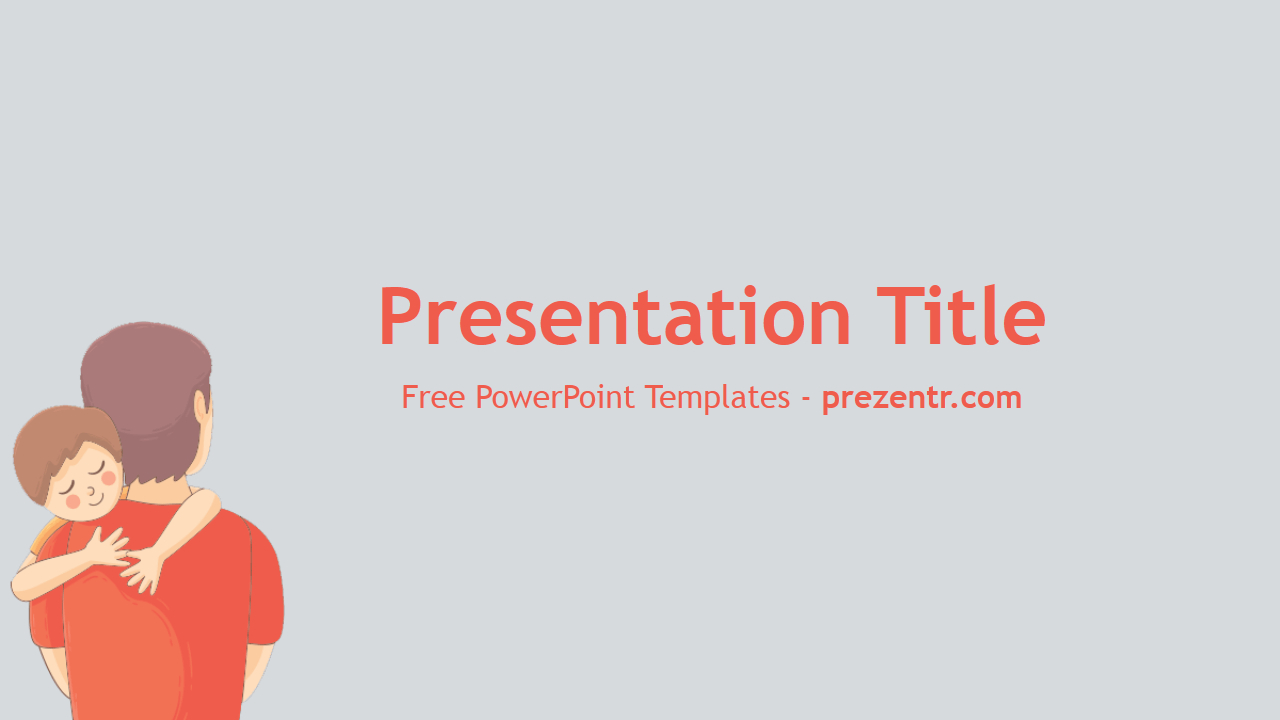 Free Father's Day Powerpoint Template – Prezentr Powerpoint Regarding World War 2 Powerpoint Template