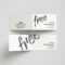 Free Folded Business Cards Mockup (Psd) Throughout Fold Over Business Card Template