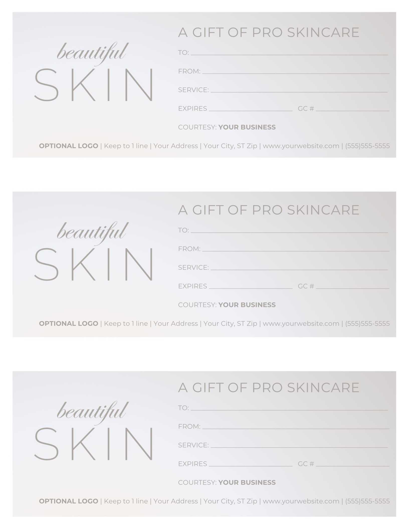 Free Gift Certificate Templates For Massage And Spa Intended For Spa Day Gift Certificate Template