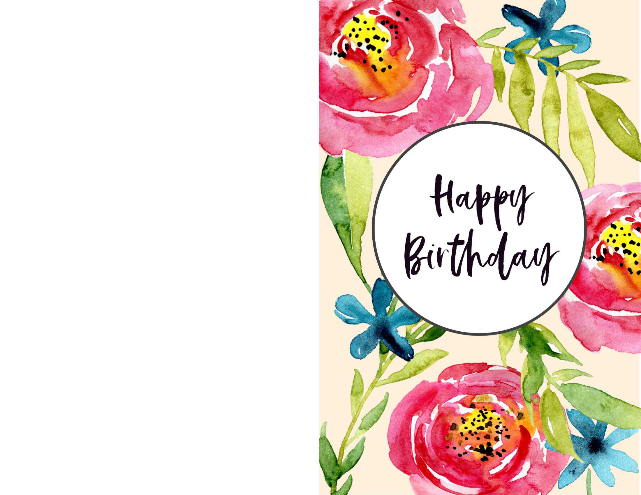 Free Greeting Cards Online To Print – Milas Regarding Birthday Card Template Indesign