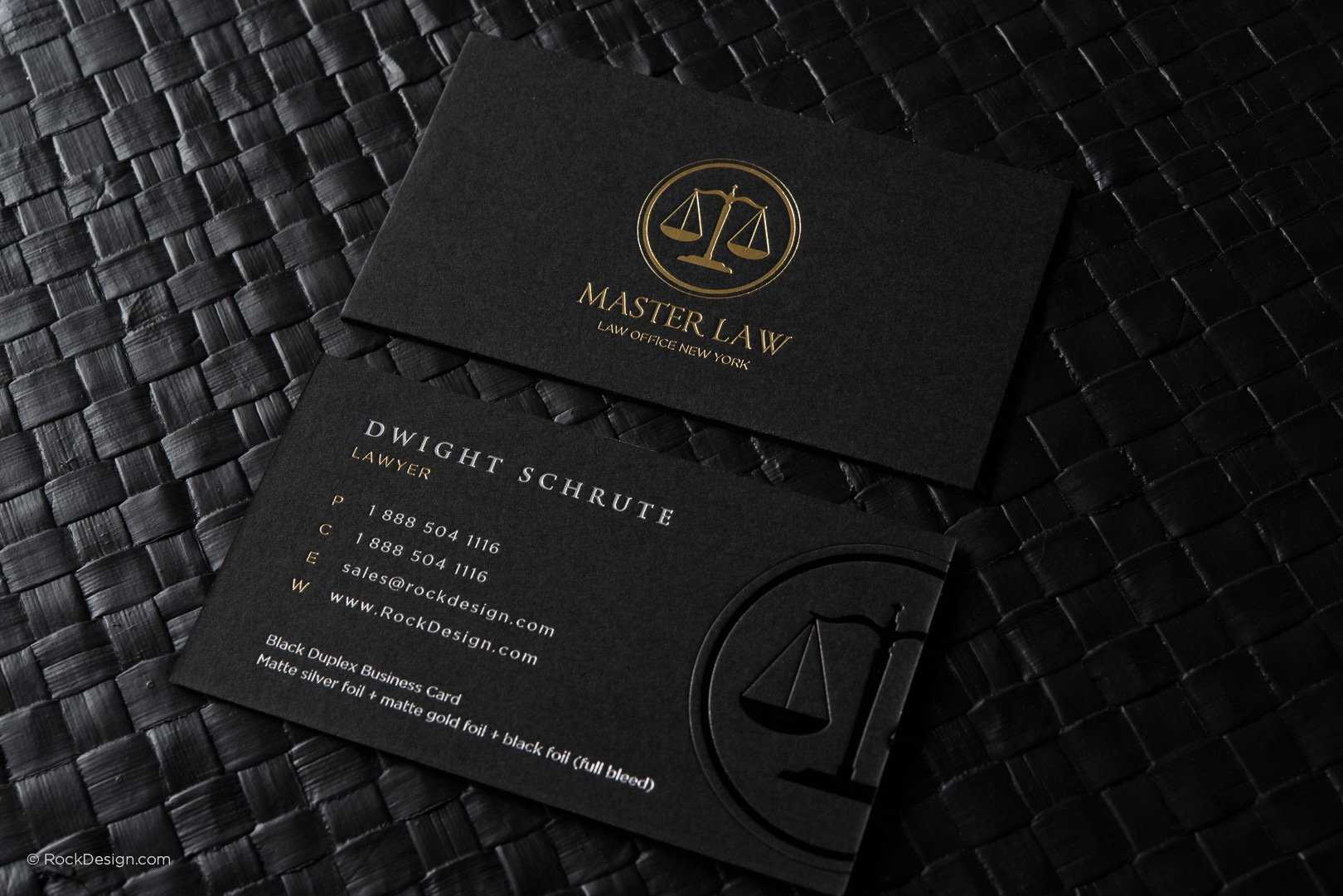 Free Lawyer Business Card Template | Rockdesign Pertaining To Lawyer Business Cards Templates