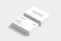 Free Minimal Elegant Business Card Template (Psd) within Create Business Card Template Photoshop