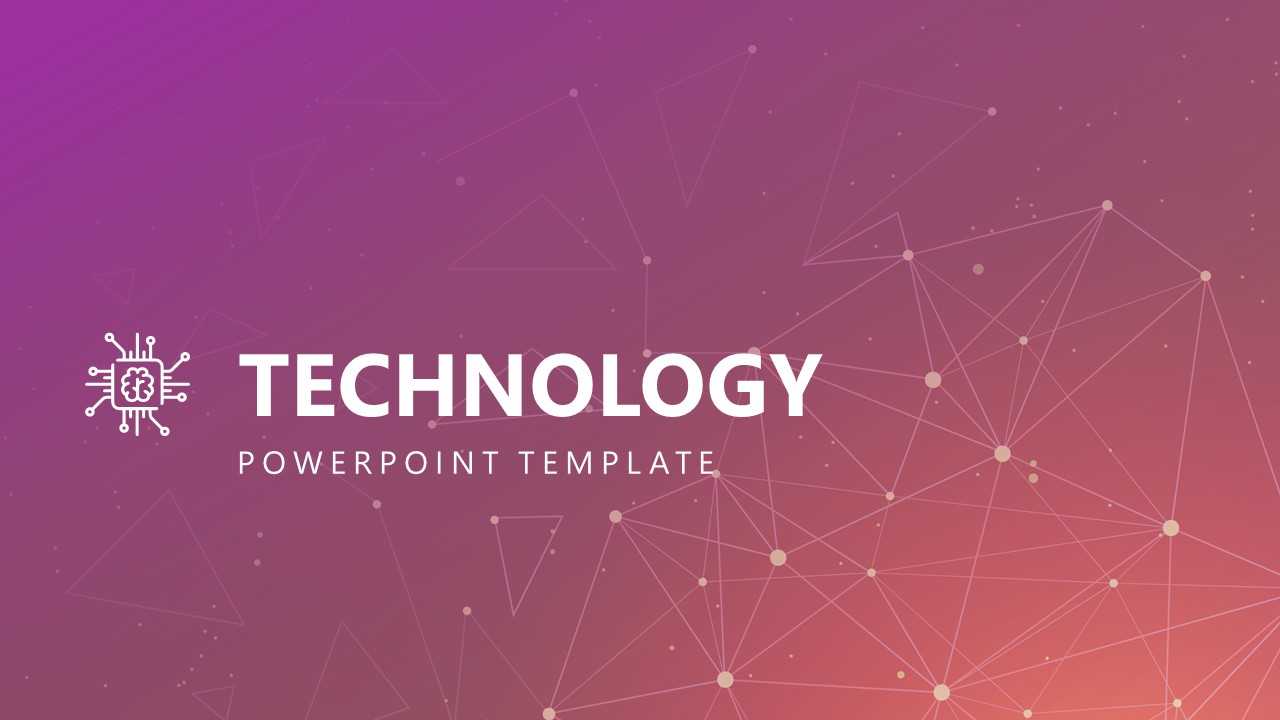 Free Modern Technology Powerpoint Template Throughout High Tech Powerpoint Template
