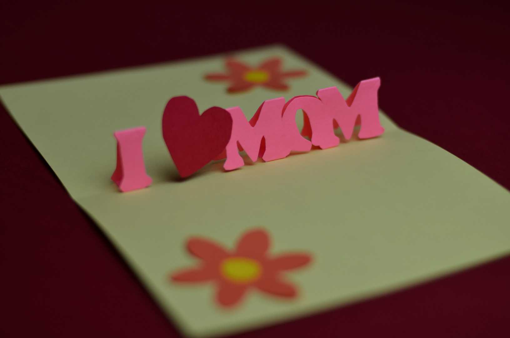 Free Mother's Day Pop Up Card Template And Tutorial For Heart Pop Up Card Template Free