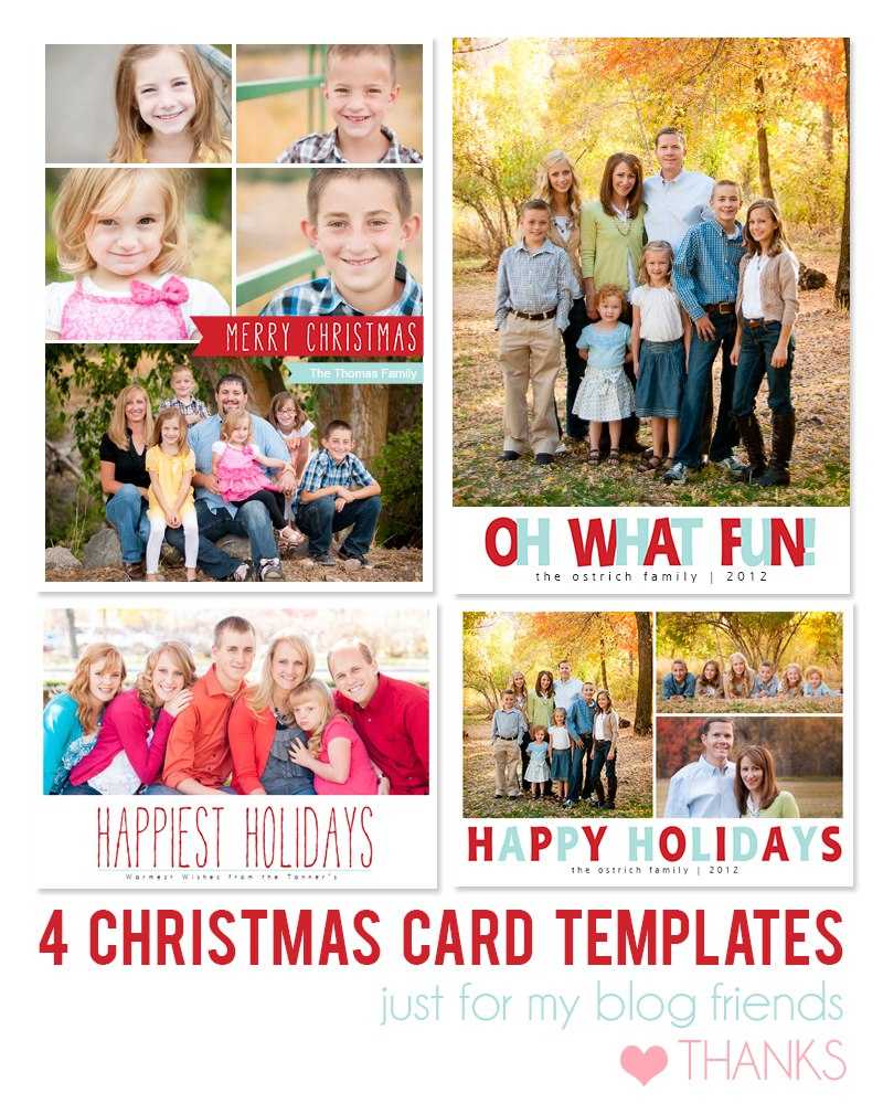 Free Photoshop Holiday Card Templates From Mom And Camera For Christmas Photo Card Templates Photoshop