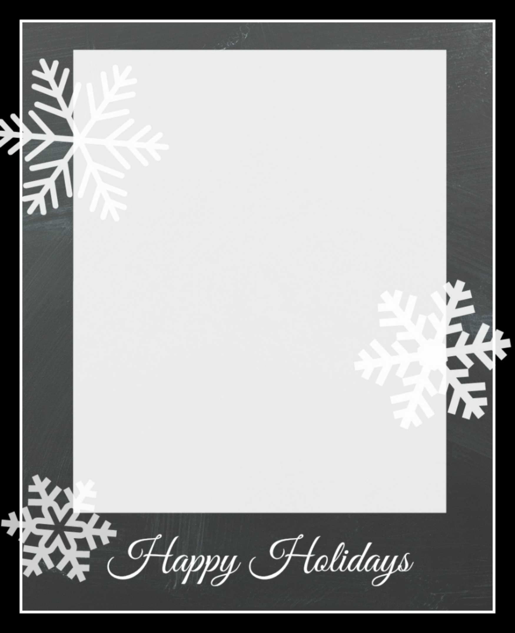 Free Picture Christmas Card Templates - Milas With Regard To Free Holiday Photo Card Templates