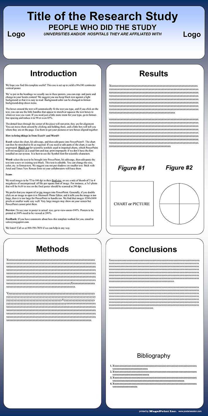 Free Powerpoint Scientific Research Poster Templates For Intended For Powerpoint Poster Template A0