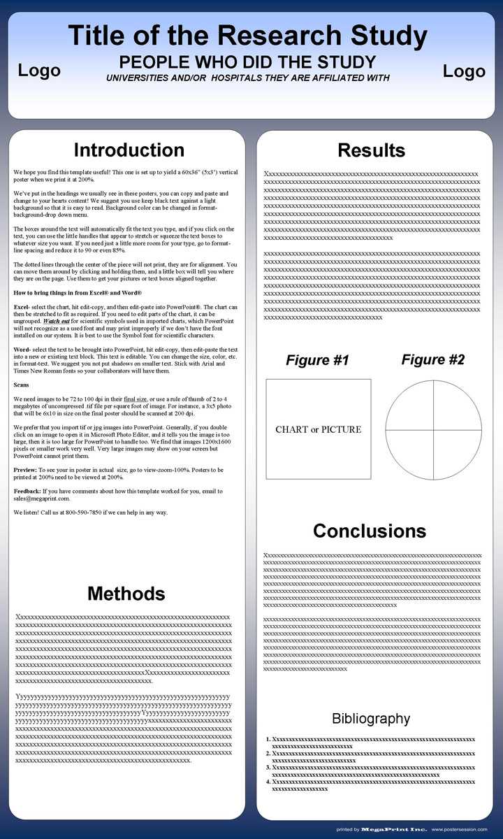 Free Powerpoint Scientific Research Poster Templates For Regarding Powerpoint Academic Poster Template