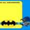 Free Printable Batman Birthday Invitation | | Dolanpedia With Batman Birthday Card Template