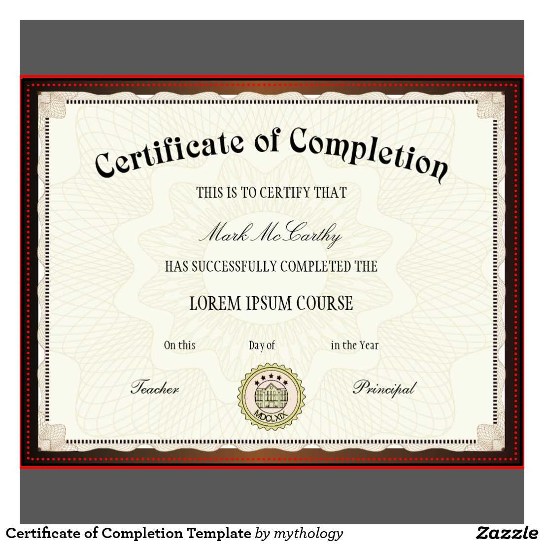 Free Printable Certificates | Certificate Templates Regarding Certificate Of Completion Template Free Printable