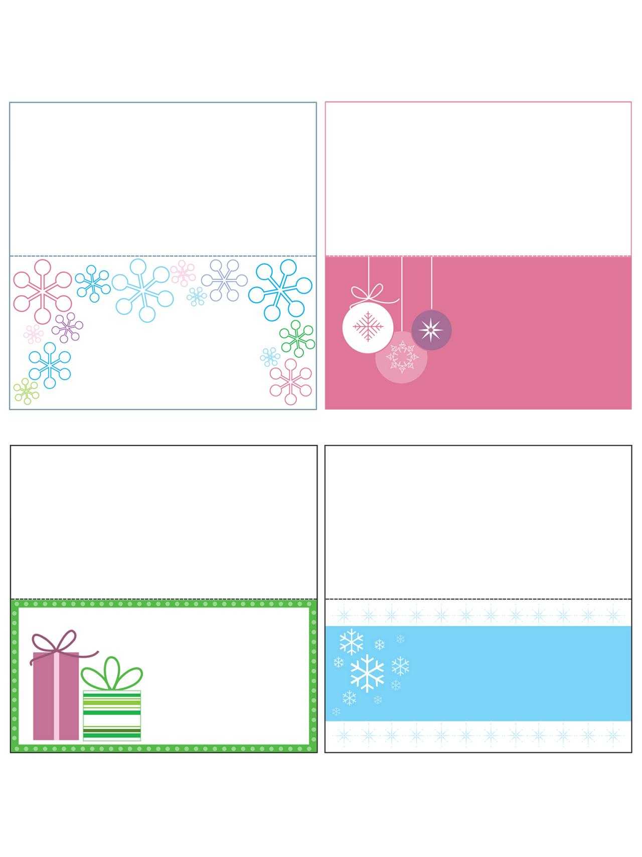 Free Printable Christmas Card Labels – Christmas Printables Throughout Free Templates For Cards Print