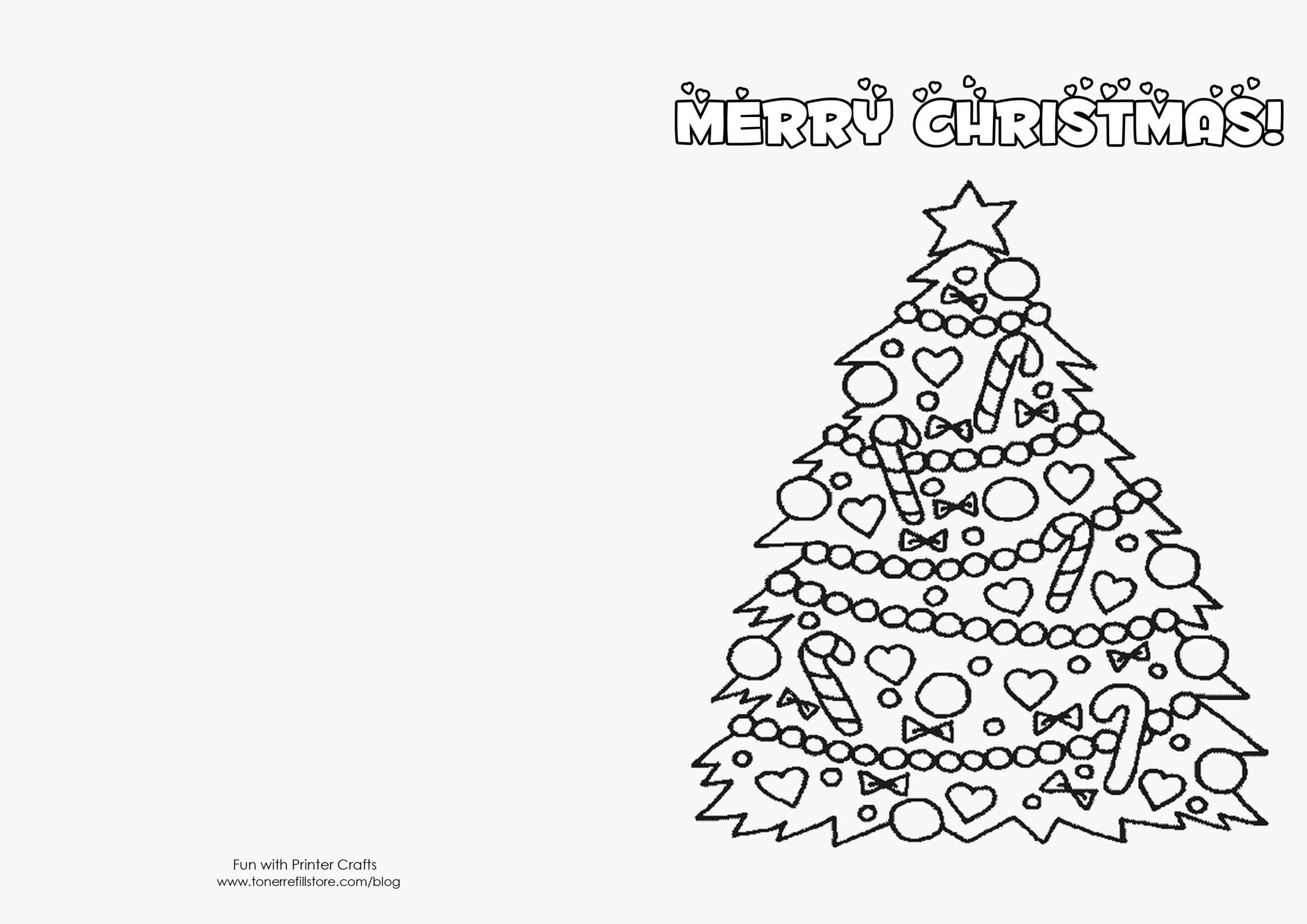 Free Printable Christmas Card Templates For Kids – Christmas Inside Print Your Own Christmas Cards Templates