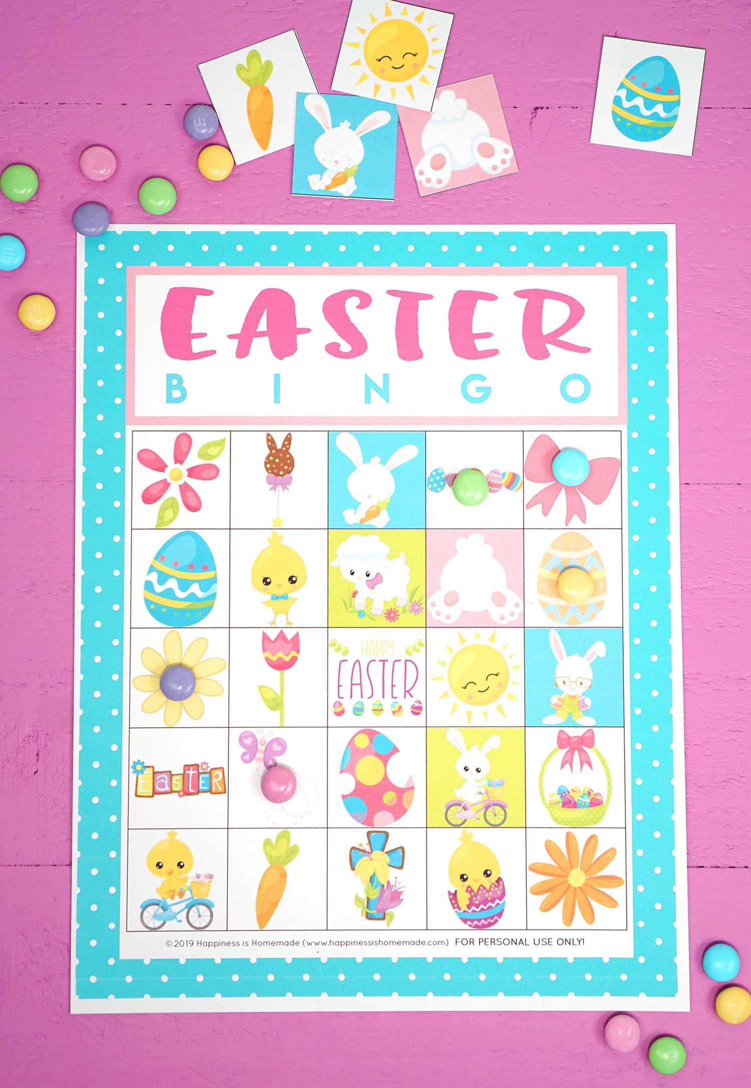 Free Printable Easter Bingo Game Cards – Happiness Is Homemade With Regard To Bingo Card Template Word