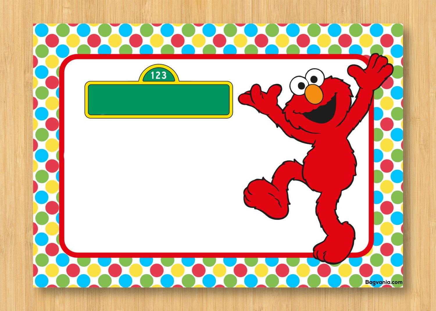 Free Printable Elmo Birthday Invitations – Bagvania Regarding Elmo Birthday Card Template
