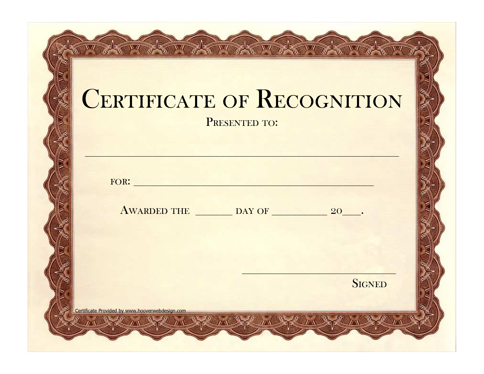 Free Printable Employee Recognition Certificate : V M D For Employee Recognition Certificates Templates Free