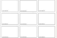 Free Printable Flash Cards Template in Queue Cards Template